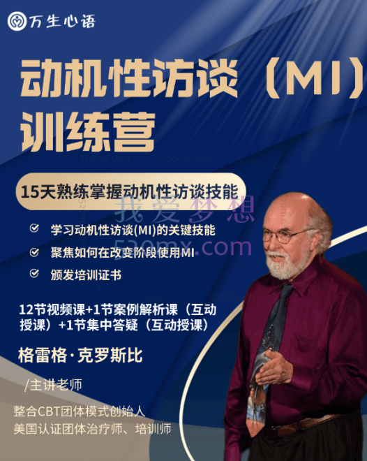 动机性访谈(MI)训练营