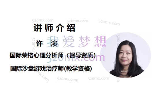 许浚荣格心理学概念（荣格中级十讲）网络课程录音+课件PDF