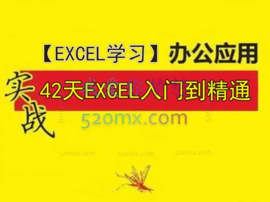 【EXCEL学习】42天EXCEL入门到精通