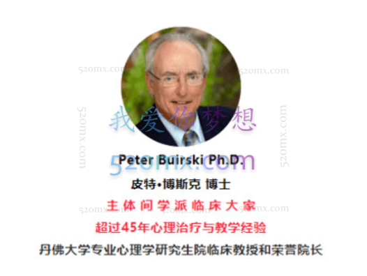 【大师视频课】主体间心理治疗理论与「个案演示」12讲——主体间临床大家Peter讲授