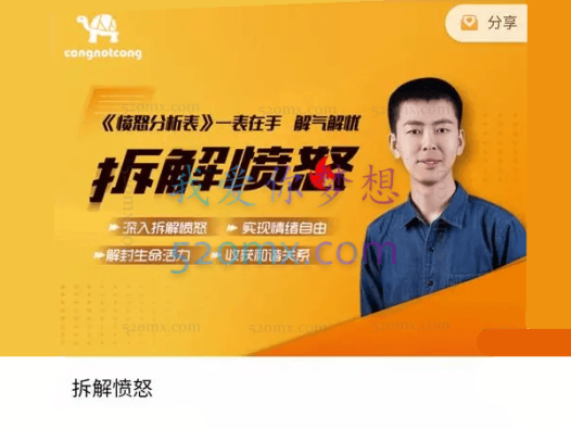 丛非丛:拆解愤怒-愤怒分析