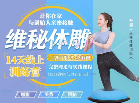 孙晶:维密体雕14天家庭陪训营-极速瘦腿
