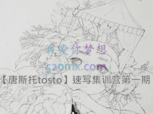 【唐斯托tosto】速写集训营第一期