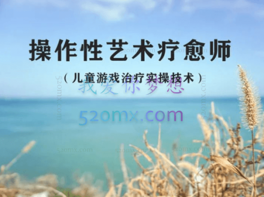 林昆辉：操作性艺术疗愈师（儿童游戏治疗实操技术）3天课程超清录像