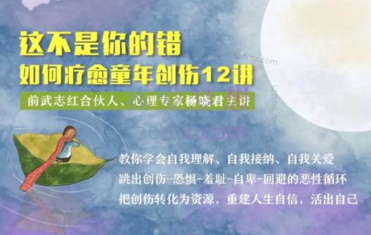 杨晓君:这不是你的错-如何疗愈童年创伤12讲微课音频