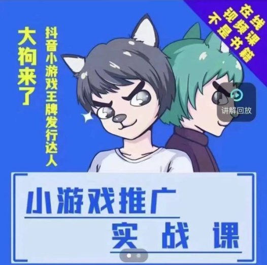 大狗来了：小游戏推广实战课