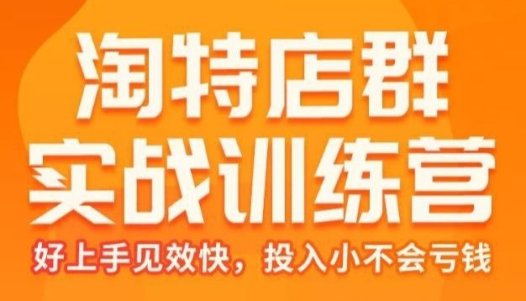 第二期淘宝店群训练营课程