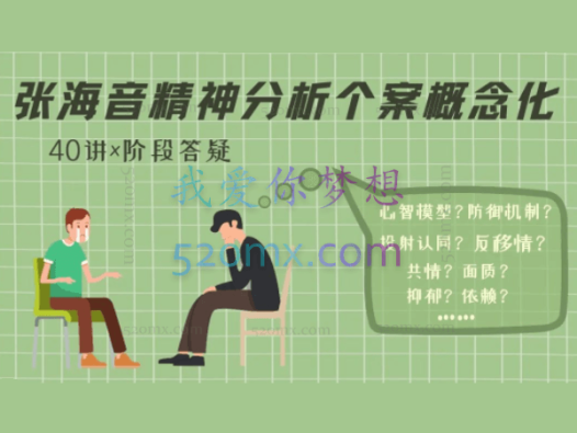 张海音：中国咨询师常见的20种咨询僵局 微课40讲录音+课件