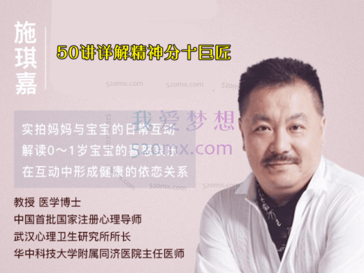 施琪嘉：全年课50讲  详解精分十巨匠，学习儿童精分系统课音频+文字稿