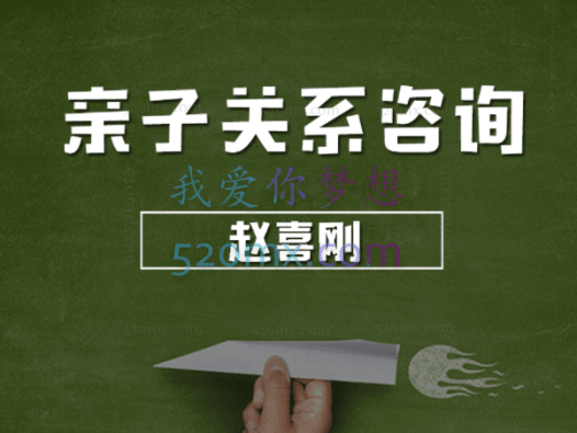 赵喜刚：亲子关系咨询—手把手教你了解孩子、理解孩子