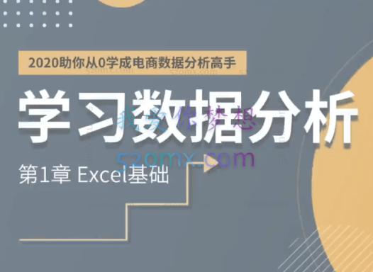 零一数据商学院：助你从0学成电商数据分析高手（视频+表格）