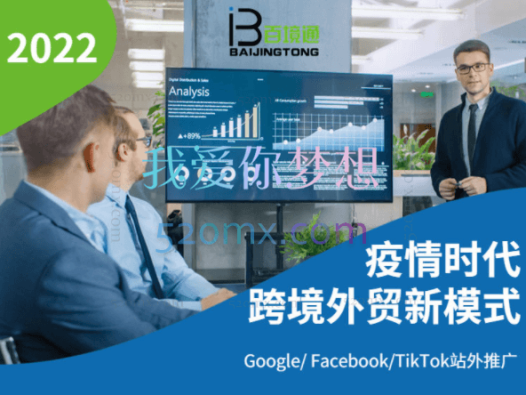疫情时代跨境外贸新模式与Google FacebookTikTok站外推广