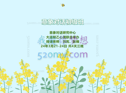 刘宪老师:意象对话 初级班四天三晚高清录音