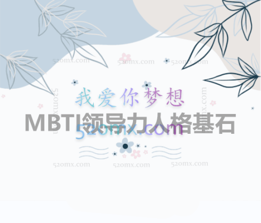 MBTI领导力人格基石
