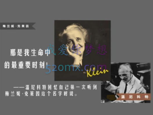 丽雅 · 克莱因、温尼科特早期情感发展理论 网络课程录音