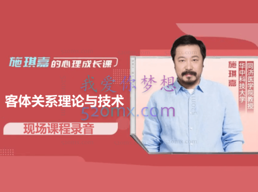 施琪嘉：客体关系理论与技术