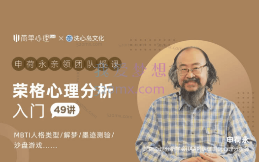 荣格心理分析入门课程 理论+技术+案例