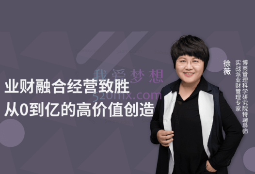 徐薇：业财融合经营致胜——从0到亿的高价值创造