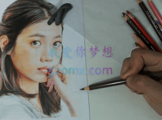 彩铅人物人像视频教程30讲_彩铅人物绘画教程_彩铅人像教程带教材