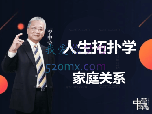 李中莹:人生拓扑学之家庭关系