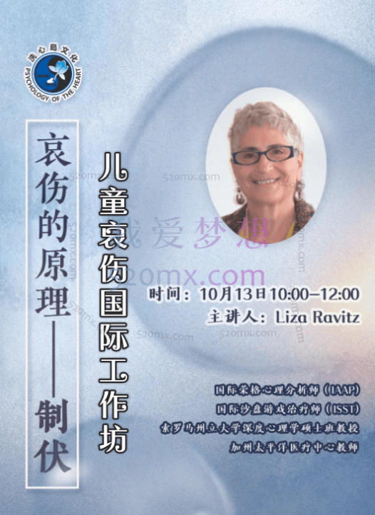 Liza J.Ravitz儿童哀伤国际工作坊-基于荣格理论的临床治疗网络直播录像