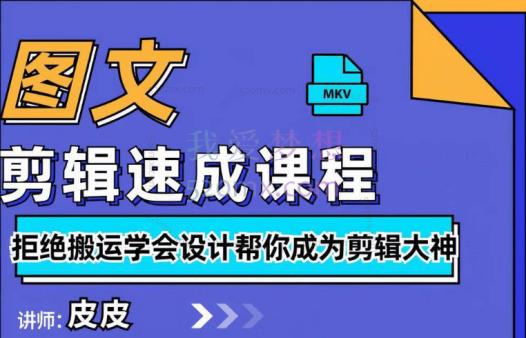 皮皮图文带货陪跑课程,拒绝搬运学会设计帮你成为剪辑大神 #2