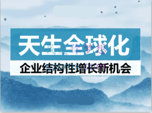 2022-06-25天生全球化:企业结构性增长新机会
