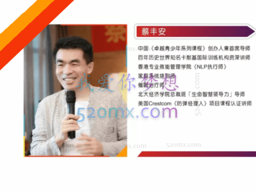 台湾NLP导师蔡丰安2014《NLP卓越青少年训练》夏令营