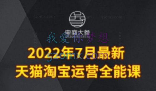 电商大参2022最新天猫淘宝全能班(老梁新课)
