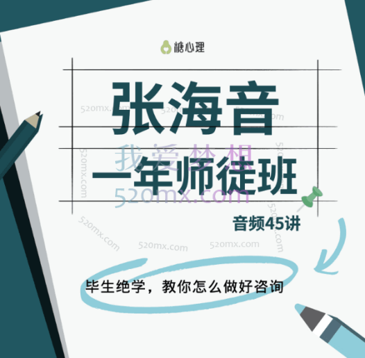 张海音:师徒班 微课45讲 音频+视频+课件