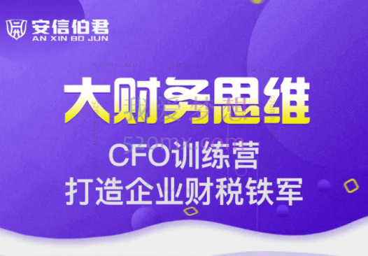 文前老师:大财务思维,财务总监必备的20个高阶技能,CFO的训练营!