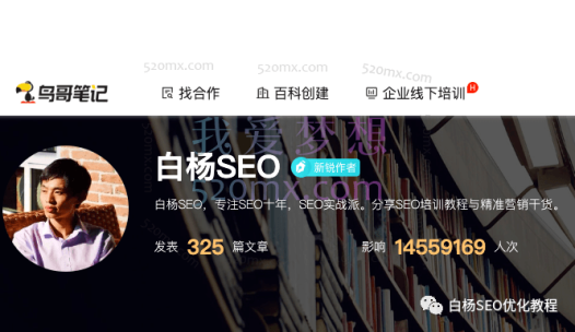 白杨SEO-打造个人IP视频课-短视频自媒体教程