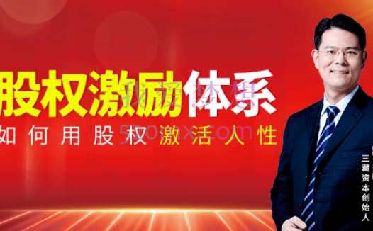 臧其超:股权激励体系(爆款视频课)