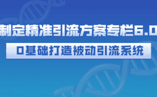 陆明明:制定精准引流方案专栏6.0