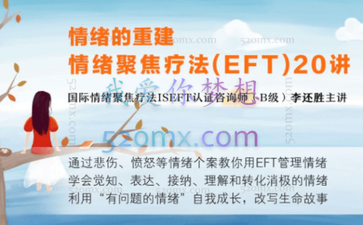 李还胜:情绪的重建丨情绪聚焦疗法(EFT) 20讲