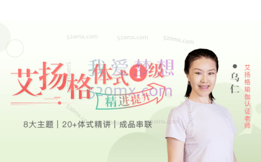 乌仁:艾扬格瑜伽体式1级精进提升（带笔记）