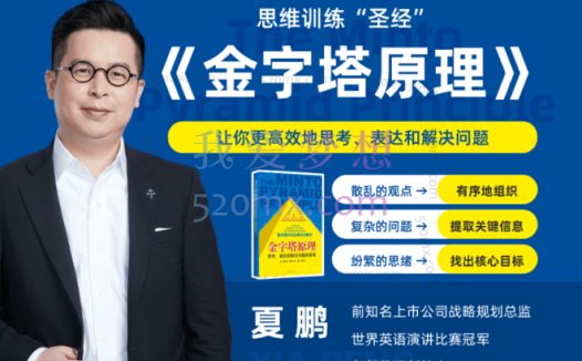 夏鹏【金字塔原理】精读研修班