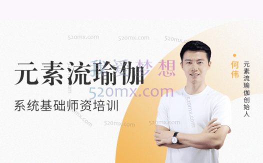 何伟:24节元素流瑜伽系统基础师资培训