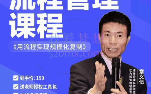 章义伍：流程管理课