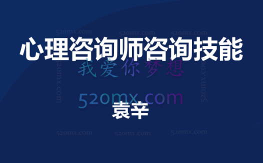 袁辛:心理咨询师咨询技能