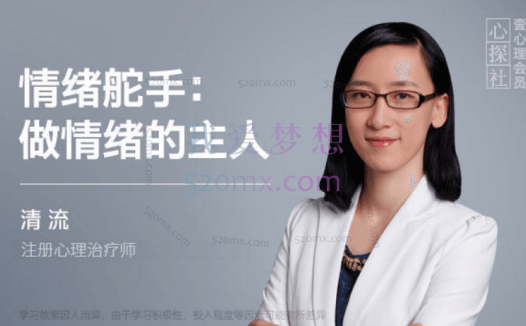 庄晓丹:清流情绪舵手-做情绪的主人11讲