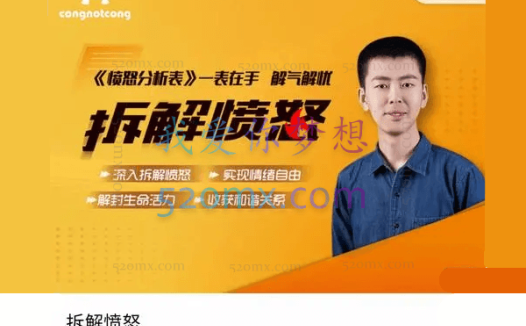 丛非丛:拆解愤怒-愤怒分析