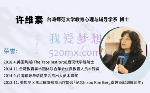 许维素：焦点解决短期治疗(SFBT)工作坊录音11小时