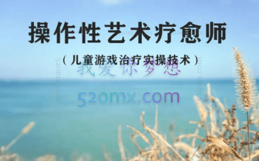 林昆辉:操作性艺术疗愈师(儿童游戏治疗实操技术)3天课程超清录像