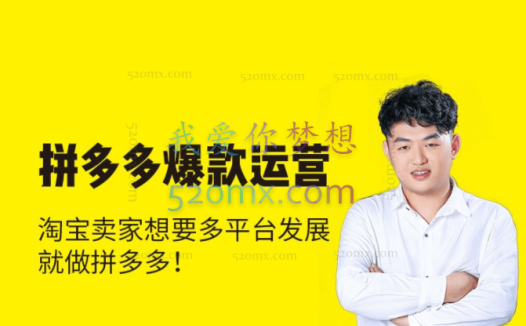 猫课：拼多多运营【聪明卖家都在做】更新至2022年3月9日