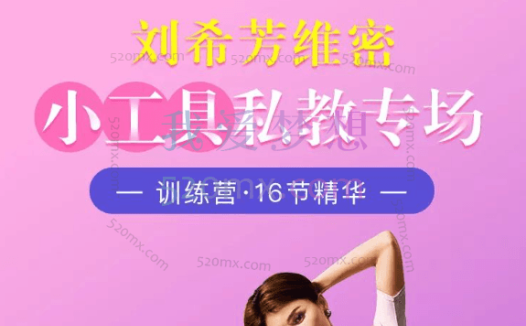 【刘希芳维密极速瘦身·小工具专场】6种工具+6个主题+6种训练