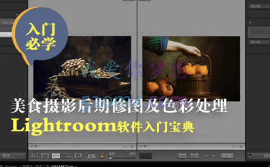 旧食课堂:Lightroom美食摄影后期修图及色彩处理