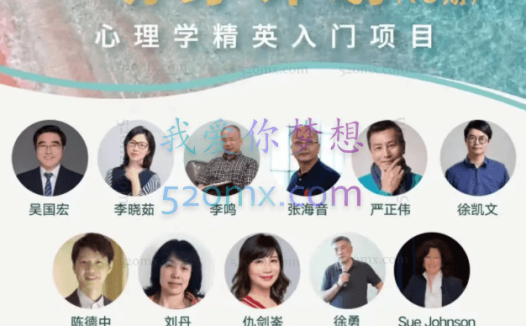 【重磅课】李鸣+张海音+徐凯文+李晓茹+吴国宏 心理咨询师·萌芽计划网必修的基础理论+技术络课程视频