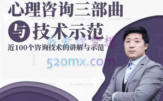 傅嘉祺：心理咨询三部曲与技术示范 四大阶段11大学派75集高清视频