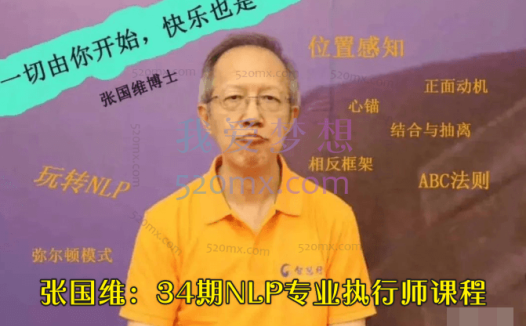 张国维：34期NLP专业执行师课程